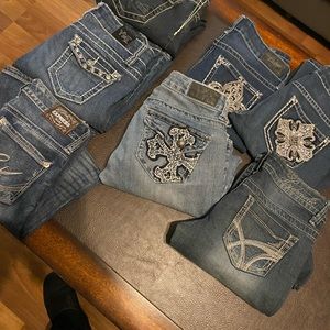 Far left are size 1. The rest are size 3. $5 each or take em all for 25.00 OBO